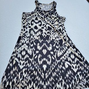 Veronica M safari print swing dress